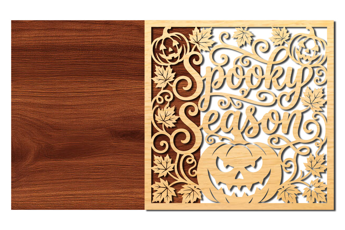 Spooky Season SVG Laser Cut File