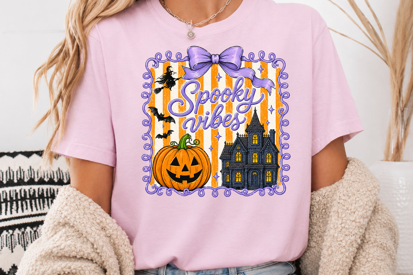 Spooky Vibes Halloween Sublimation PNG