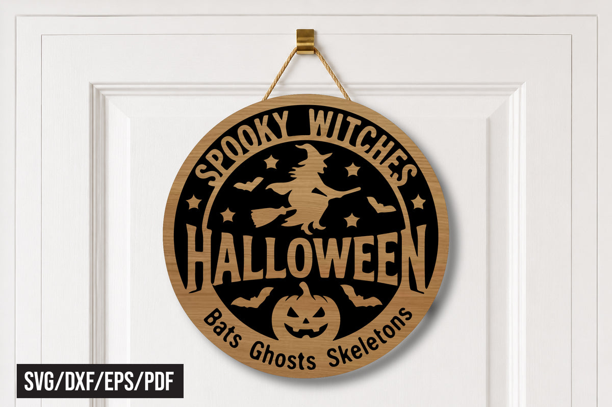 Spooky Witches Halloween SVG