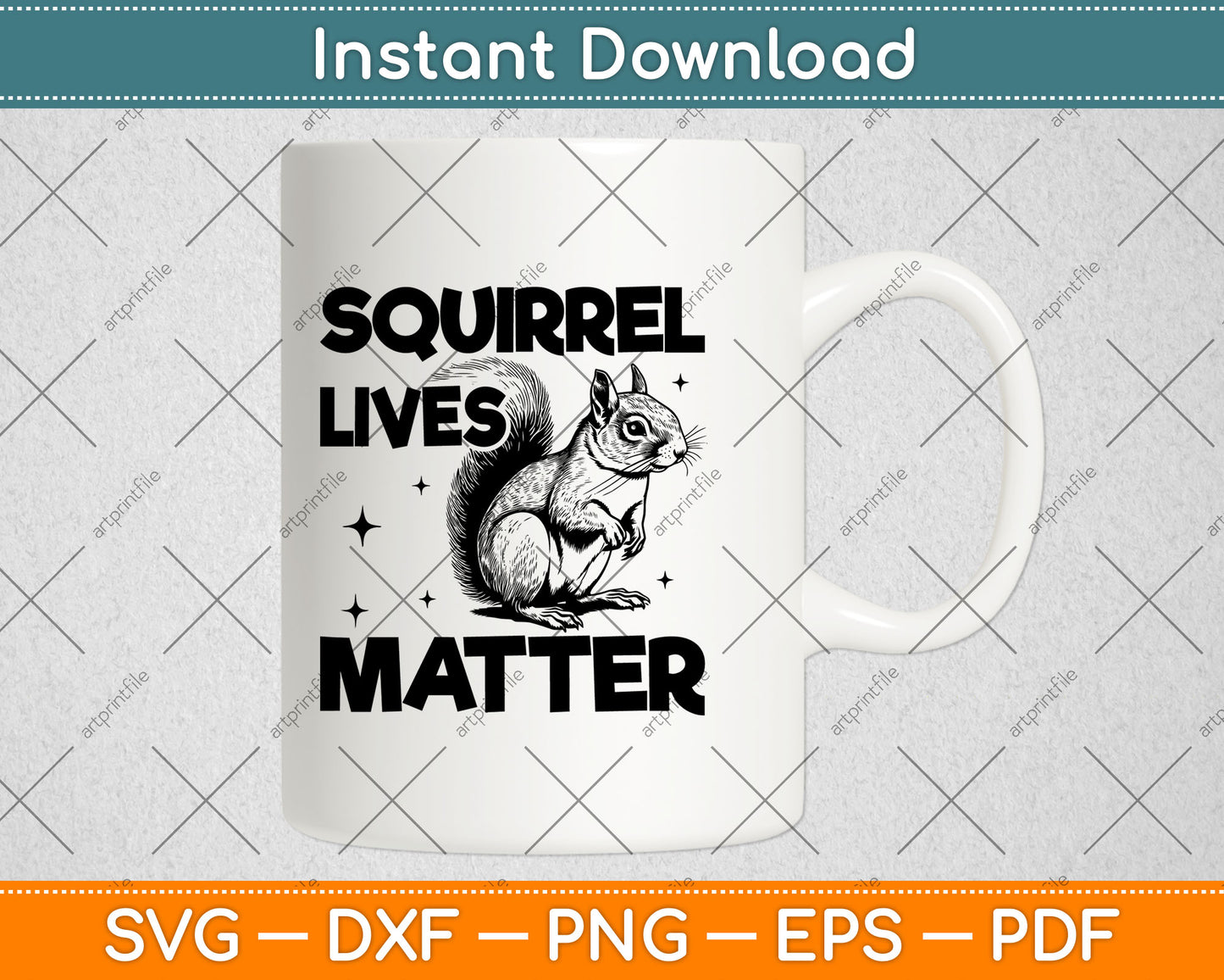 Squirrel Lives Matter - Squirrel Lover Funny Animal Lover Svg Digital Cutting File