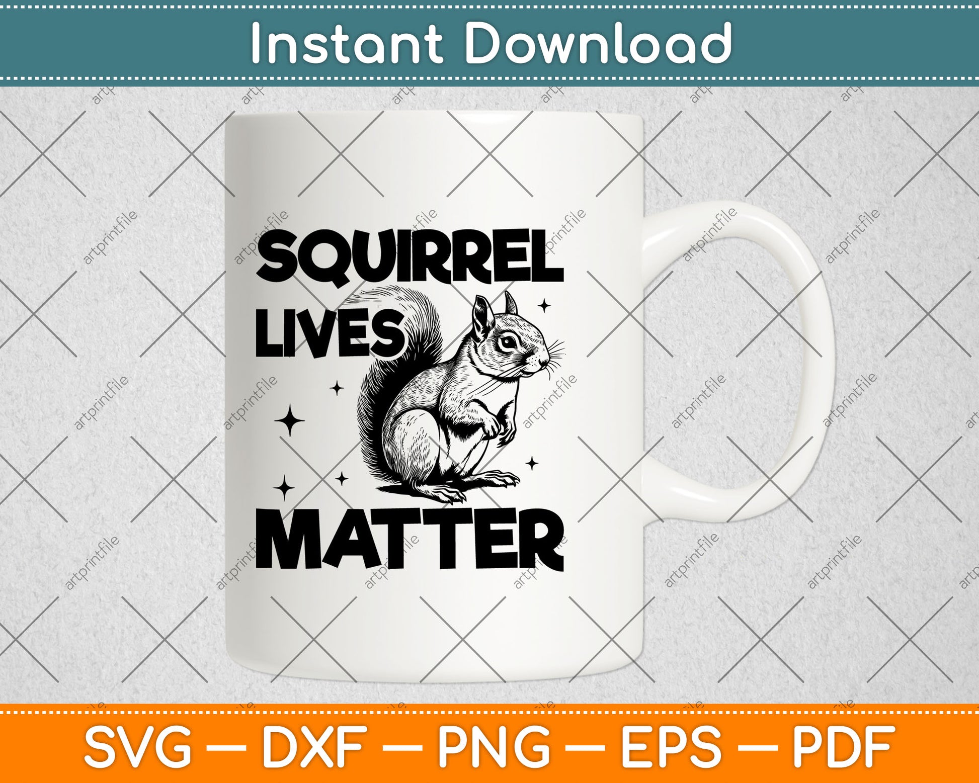 Squirrel Lives Matter - Squirrel Lover Funny Animal Lover Svg Digital Cutting File