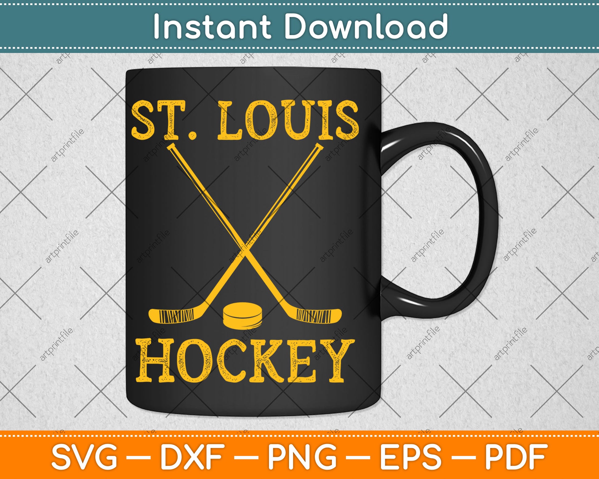 St. Louis Ice Hockey Svg Digital Cutting File