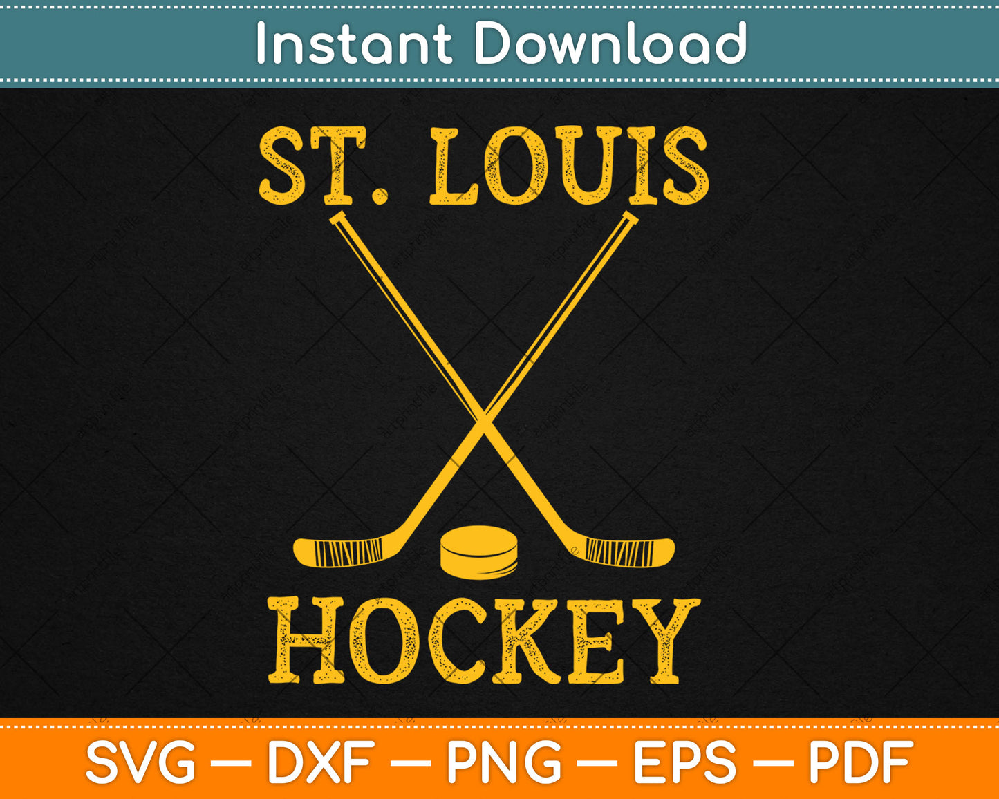 St. Louis Ice Hockey Svg Digital Cutting File