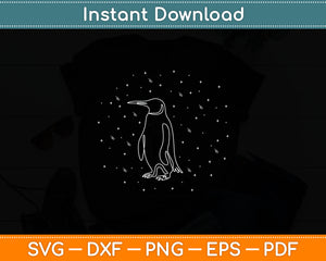 Sternbild Penguin Constellation Emperor Sea Bird Penguin Svg Digital Cutting File