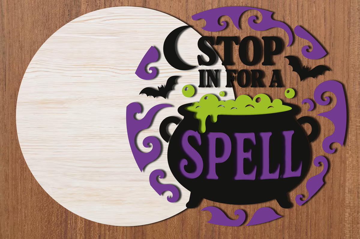 Stop In For A Spell Halloween SVG