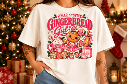 Sugar & Spice Gingerbread Girl PNG