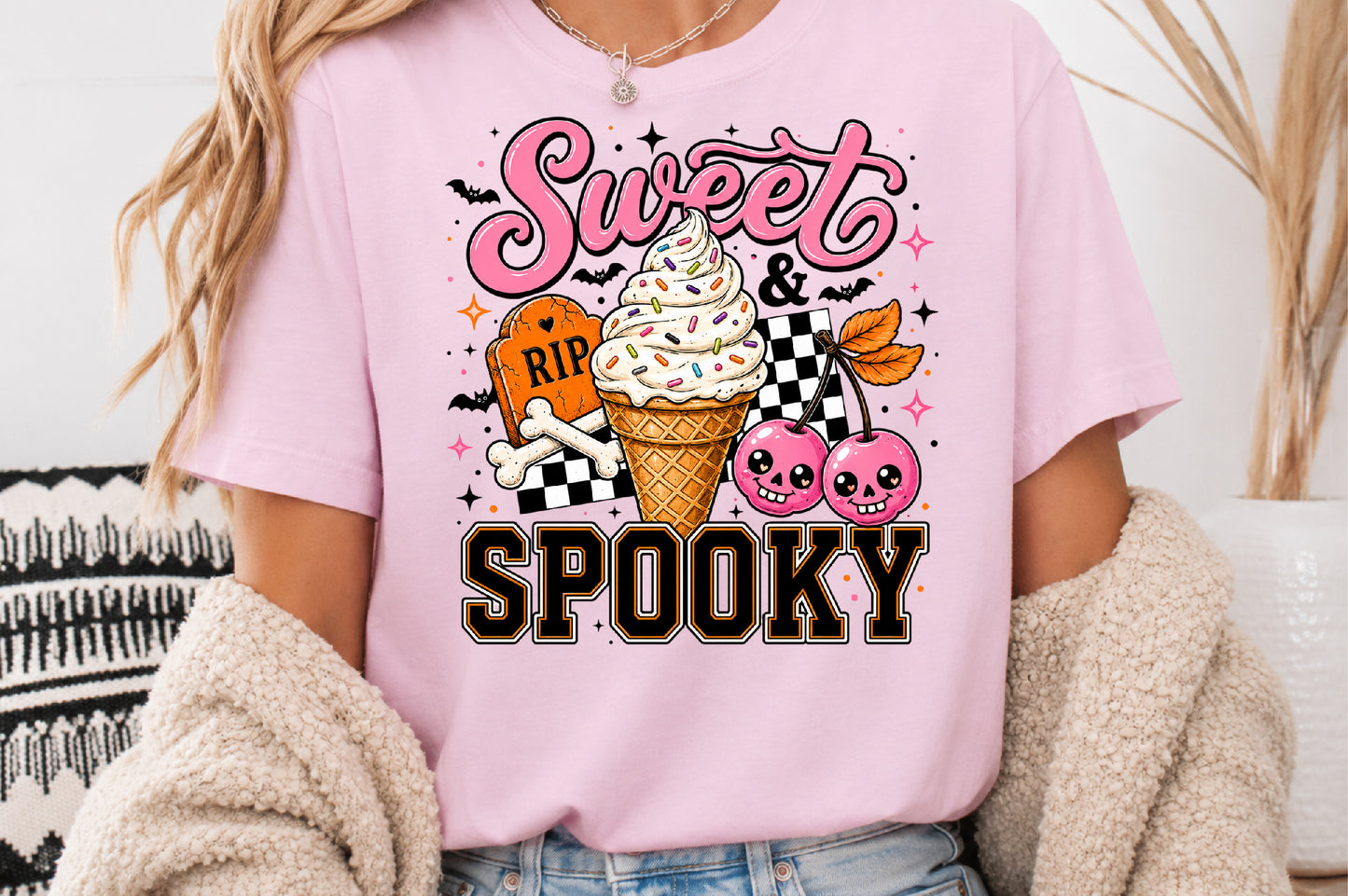 Summerween Retro Halloween PNG Bundle Spooky Summer Sublimation Designs