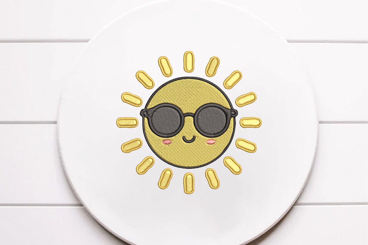 Sun Icon Bundle Embroidery Design