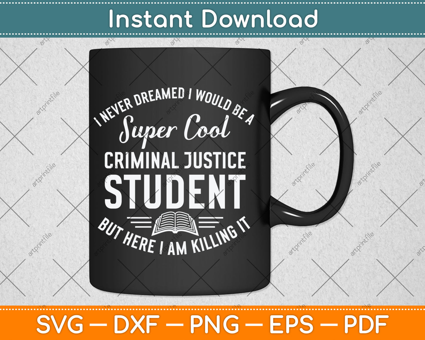 Super Cool Criminal Justice Student Gifts Funny Graduation Svg Digital Cutting File
