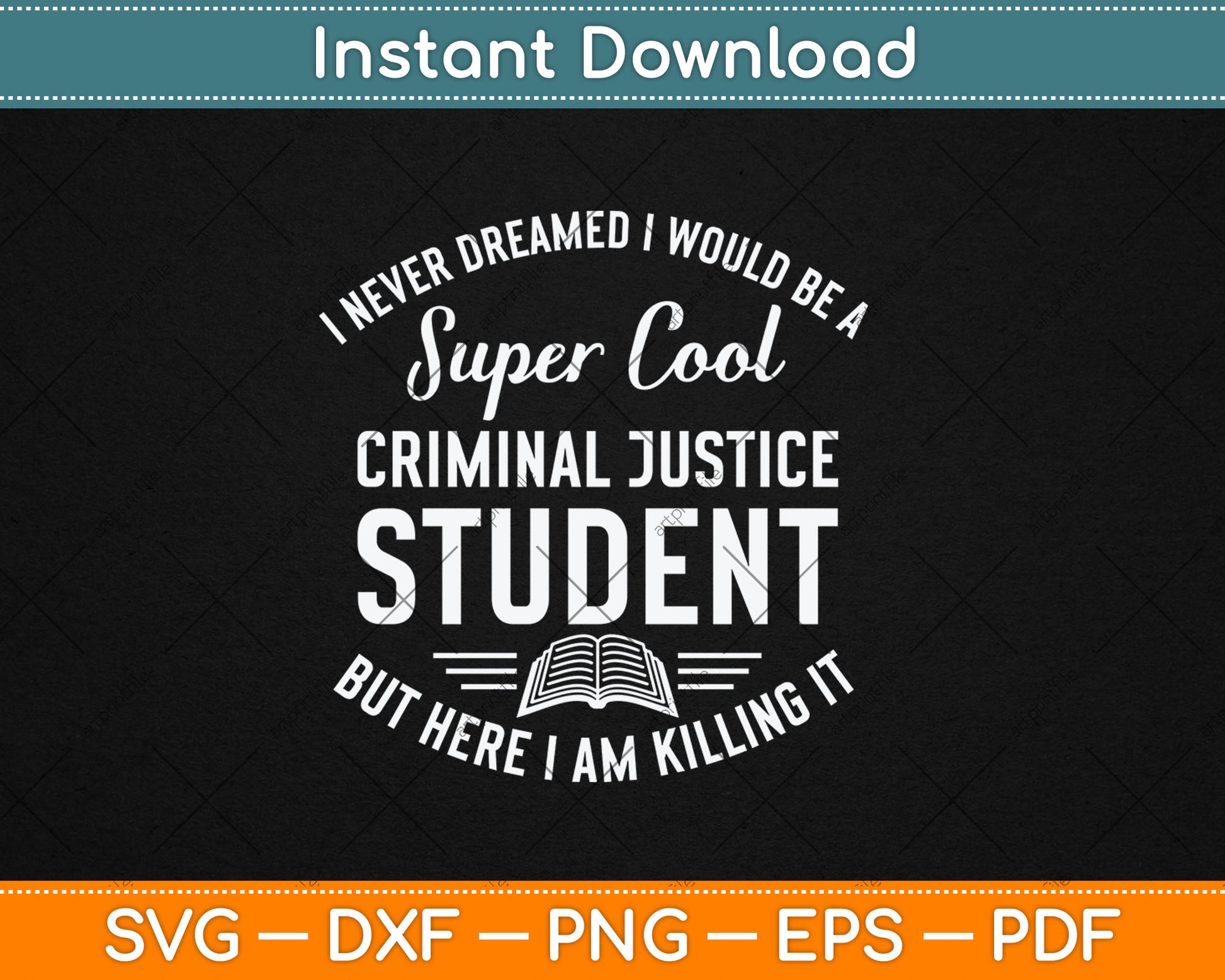 Super Cool Criminal Justice Student Gifts Funny Graduation Svg Digital Cutting File