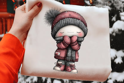 Sweet Christmas Animals Clipart Bundle PNG | Cute Winter Animals