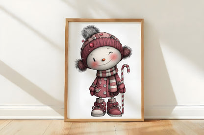 Sweet Christmas Animals Clipart Bundle PNG | Cute Winter Animals