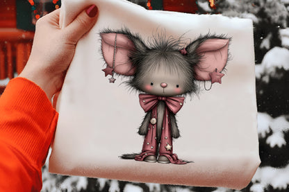 Sweet Christmas Animals Clipart PNG | Cute Holiday Animals
