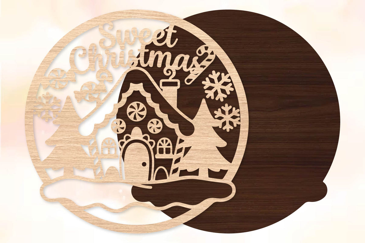 Sweet Christmas Laser Cut SVG