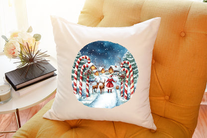 Sweet Christmas Mrs Claus Village Clipart PNG Bundle