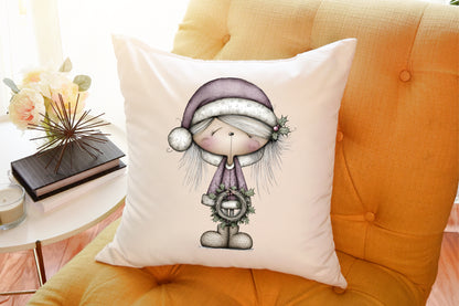 Sweet Cute Christmas Mrs Santa Claus PNG Bundle