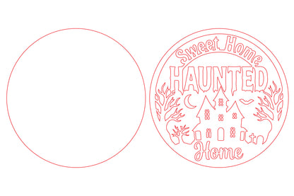 Sweet Home Haunted Home SVG
