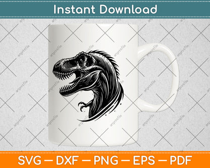 T-Rex Dinosaur Svg Digital Cutting File