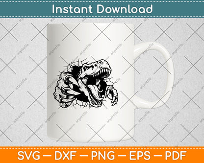 T-Rex Dinosaur Svg Digital Cutting File