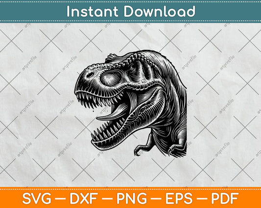 T-Rex Dinosaur Svg Cutting File