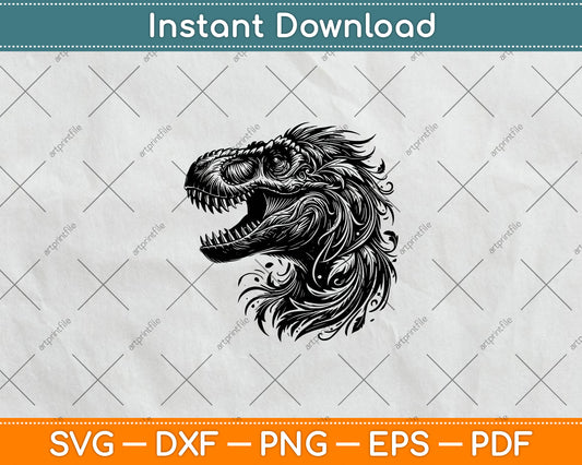 T-Rex Dinosaur Svg Digital Craft Cut File