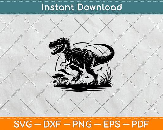 T-Rex Dinosaur Svg Digital Cutting File