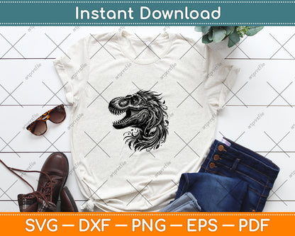 T-Rex Dinosaur Svg Digital Craft Cut File