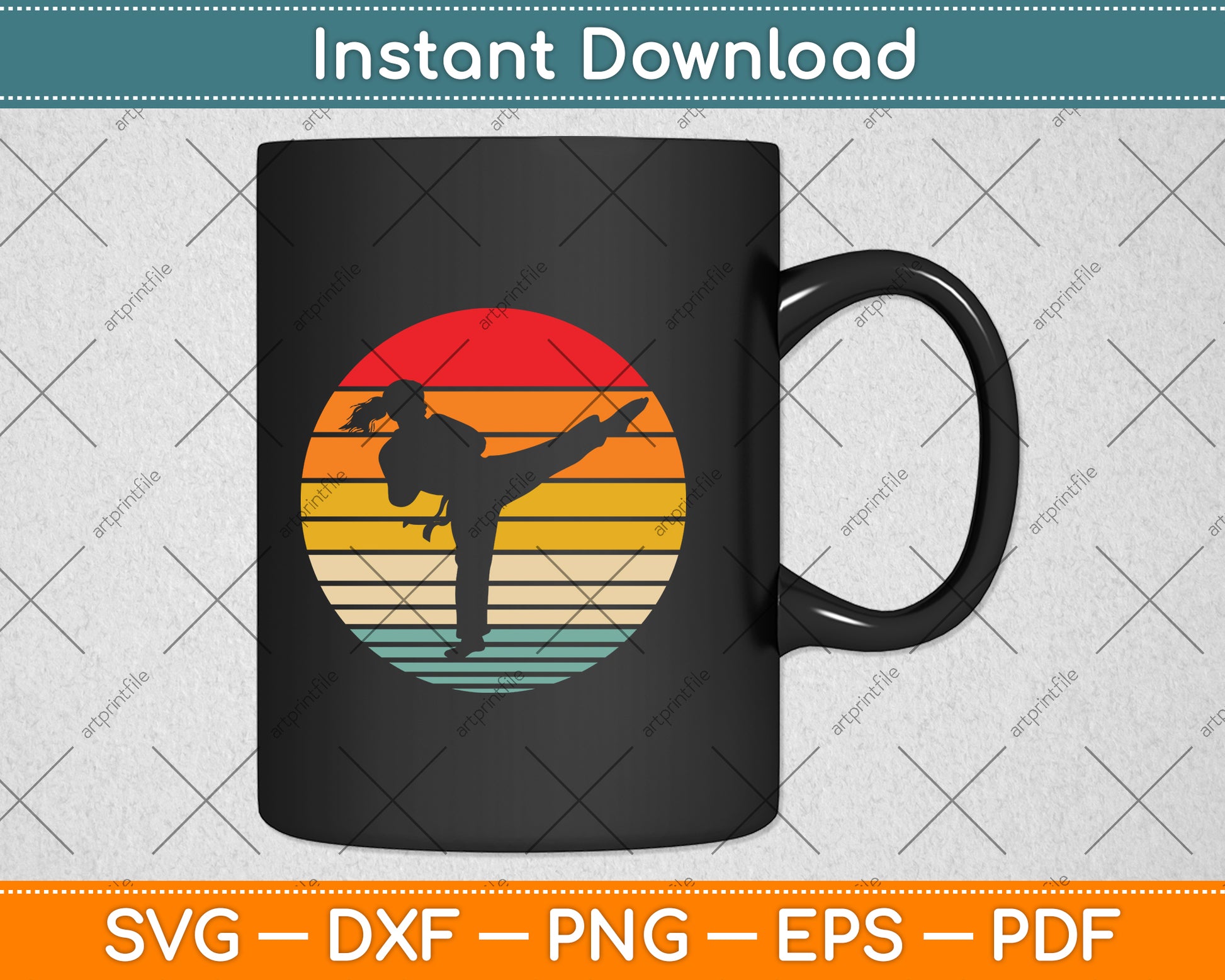 Taekwondo Gifts Funny Vintage Svg Png Dxf Digital Cutting File