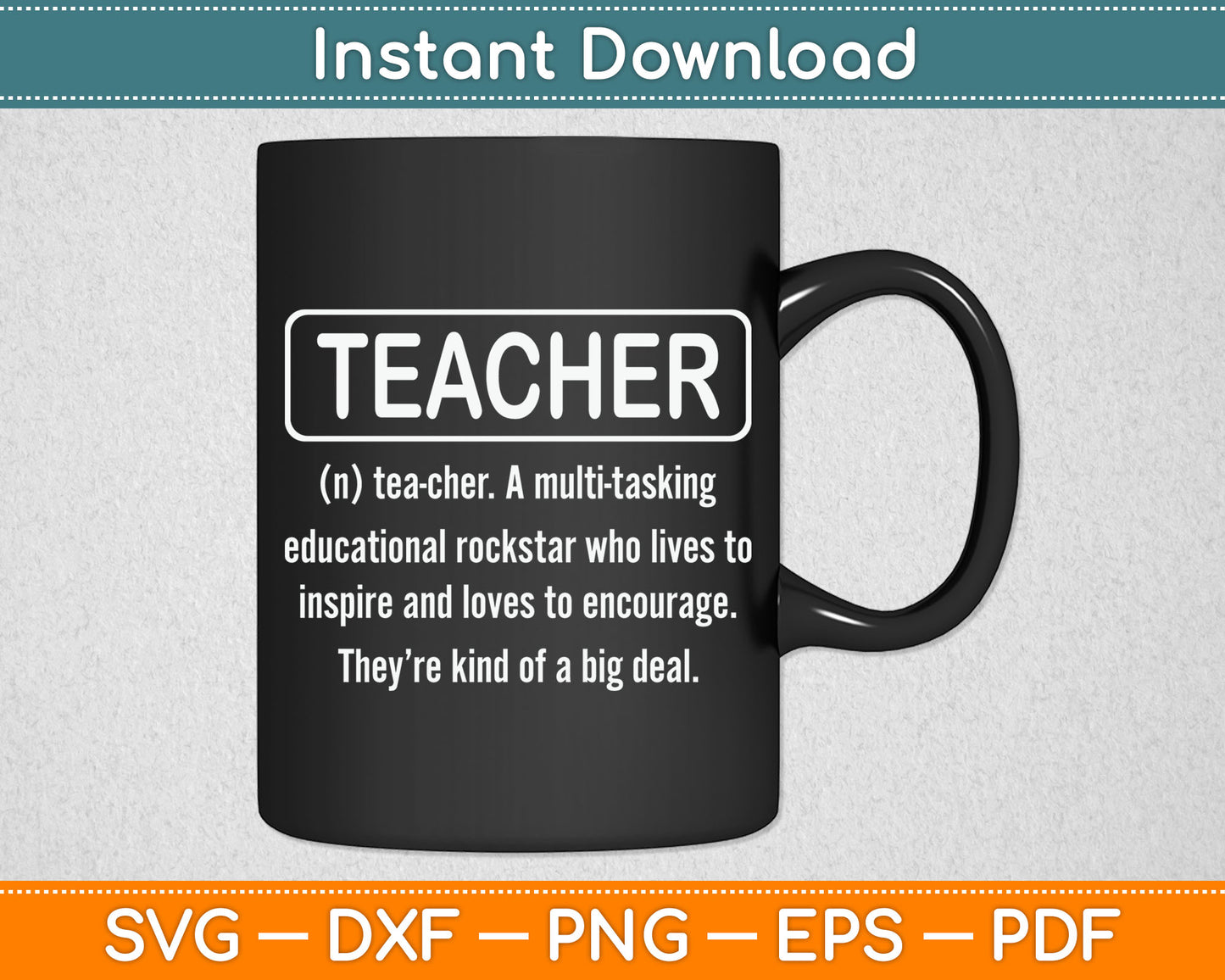 Teacher Definition - Funny Teacher Svg Digital Cutting File