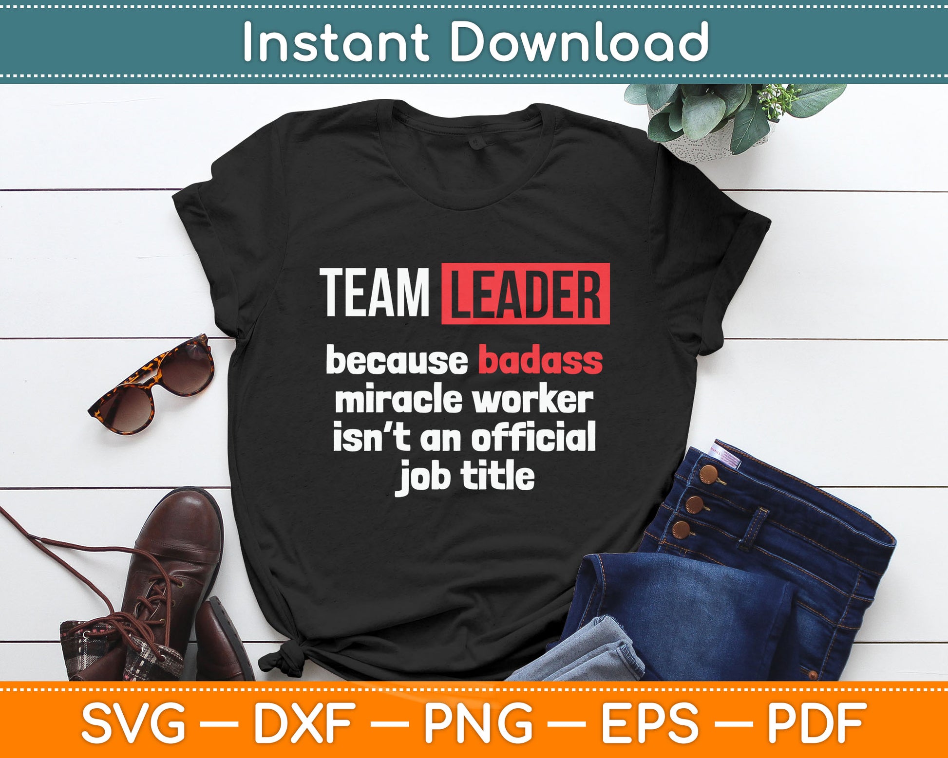 Team Leader Office Leadership Influencer Management Boss Svg Digital Cutting File