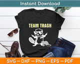 Team Trash Opossum Raccoon Rat Funny Animals Svg Digital Cutting File