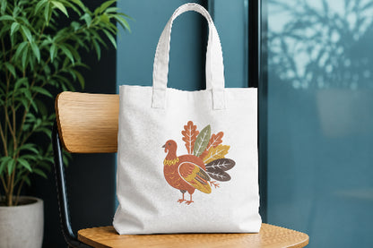 Thanksgiving Turkey Embroidery Design