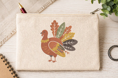 Thanksgiving Turkey Embroidery Design