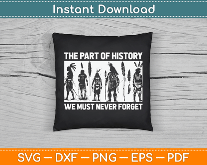 The Part Of History We Must Never Forget Indigenous Children SVG Digital Cutting File