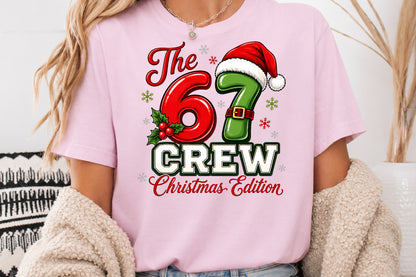 The 6-7 Crew Christmas PNG Funny Christmas Sublimation Design
