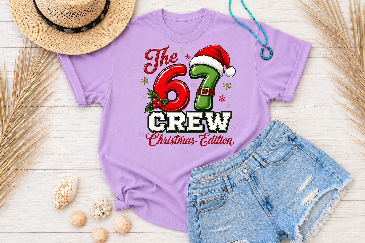 The 6-7 Crew Christmas PNG Funny Christmas Sublimation Design