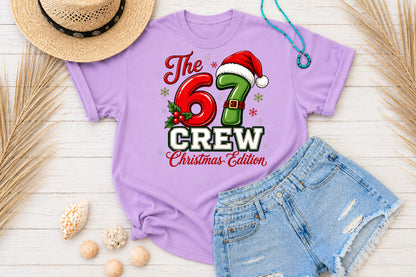 The 6-7 Crew Christmas PNG Funny Christmas Sublimation Design