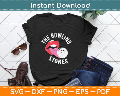 The Bowling Stones Funny Svg Png Dxf Digital Cutting File