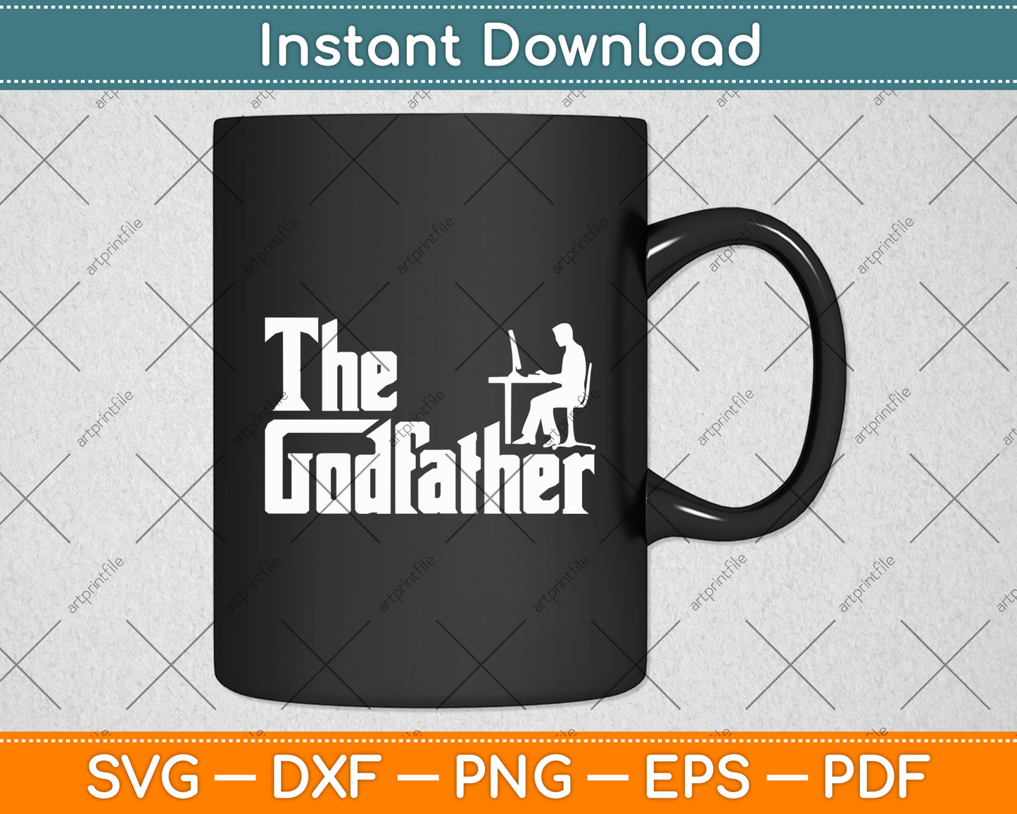 The Codefather - Design Programming Computer Science Svg Digital Cutting File