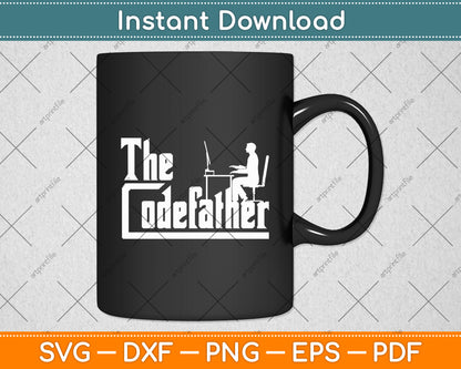 The Codefather Coding Coder Developer Computer Svg Digital Cutting File