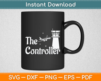 The Controller - Air Traffic Control Aircraft ATC Airfield Svg Digital Cutting File