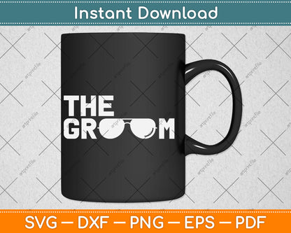 The Groom Squat Bachelor Supplies Party Wedding Svg Digital Cutting File