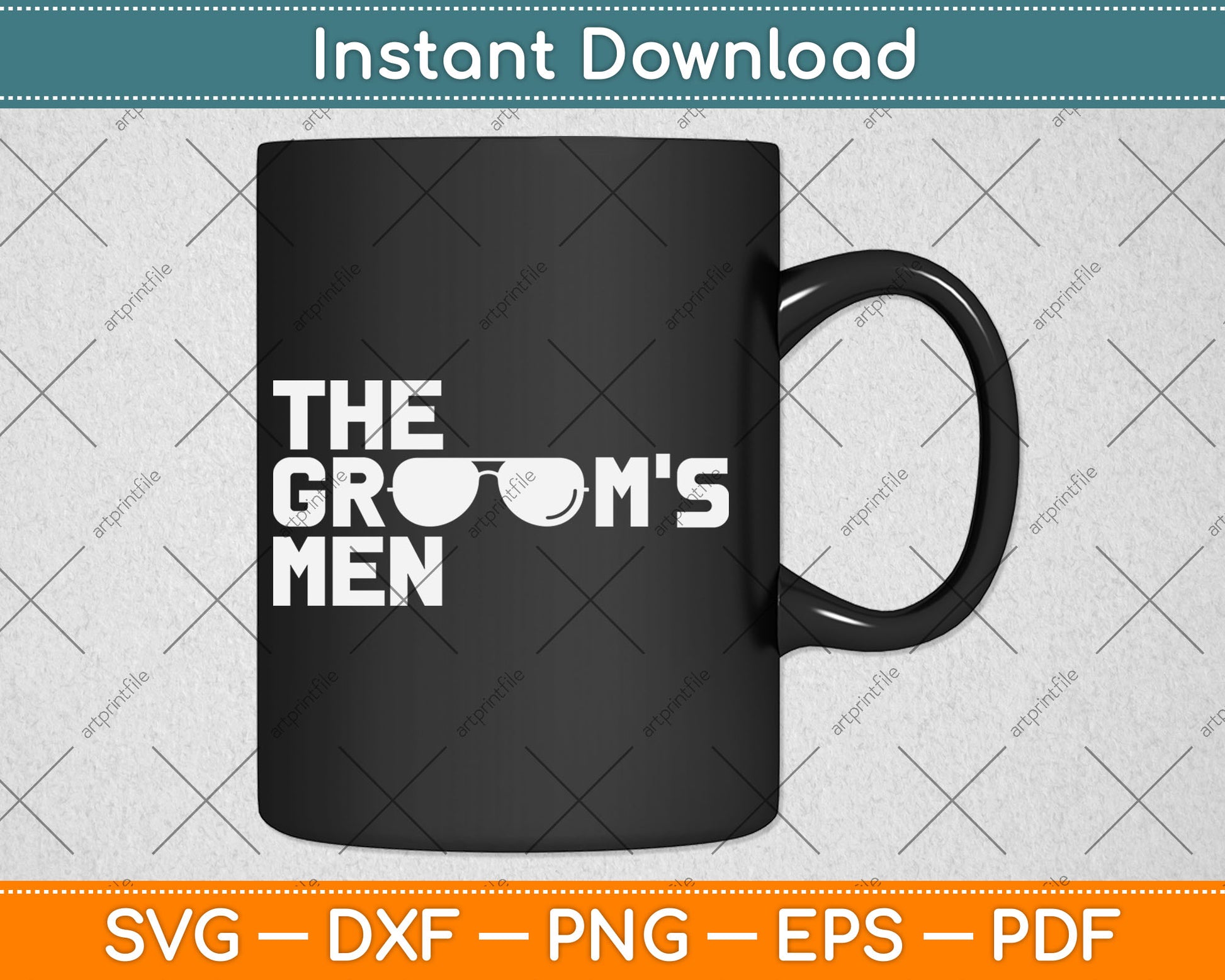 The Groom’s Men Bachelor Supplies Party Wedding Svg Digital Cutting File