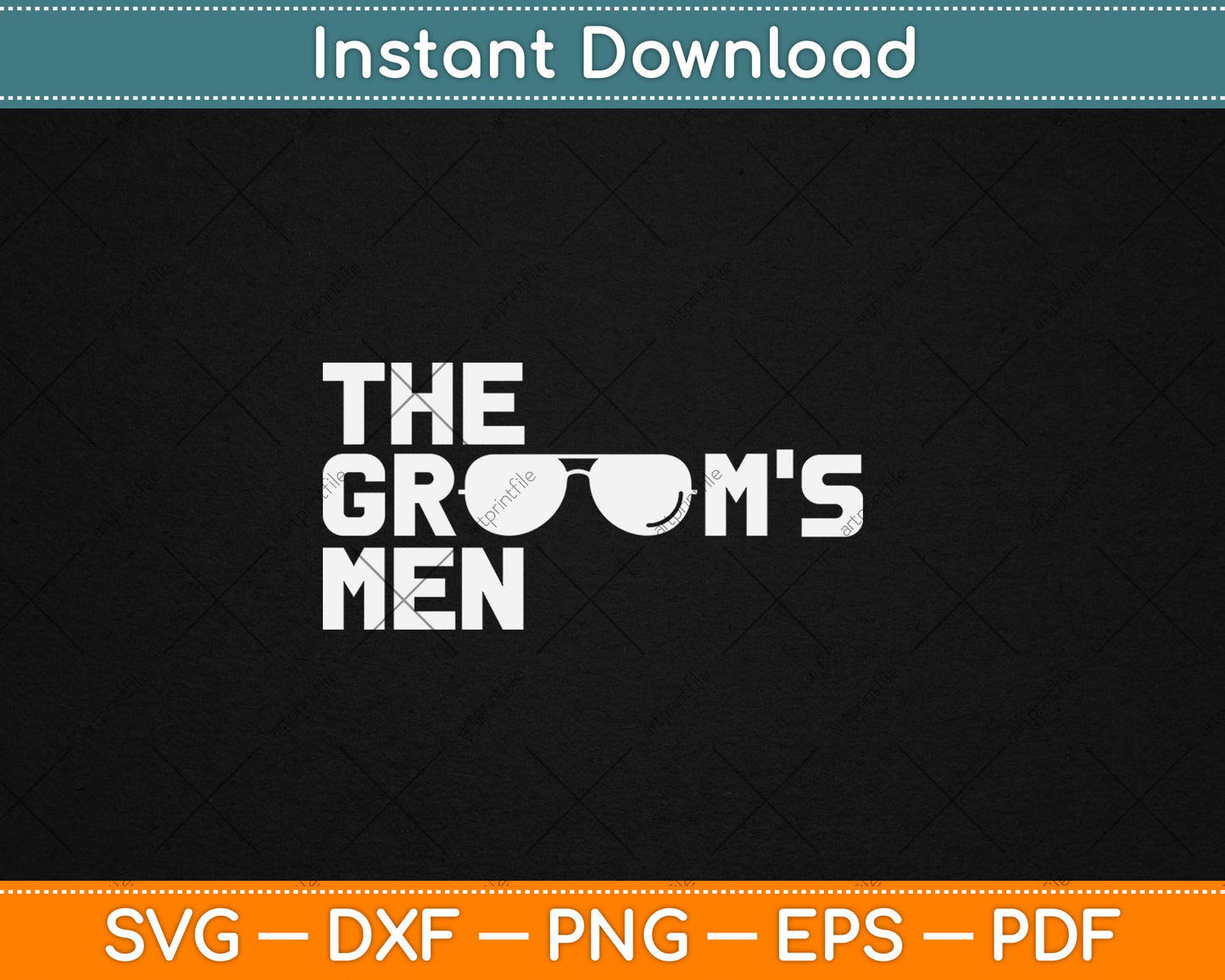 The Groom’s Men Bachelor Supplies Party Wedding Svg Digital Cutting File