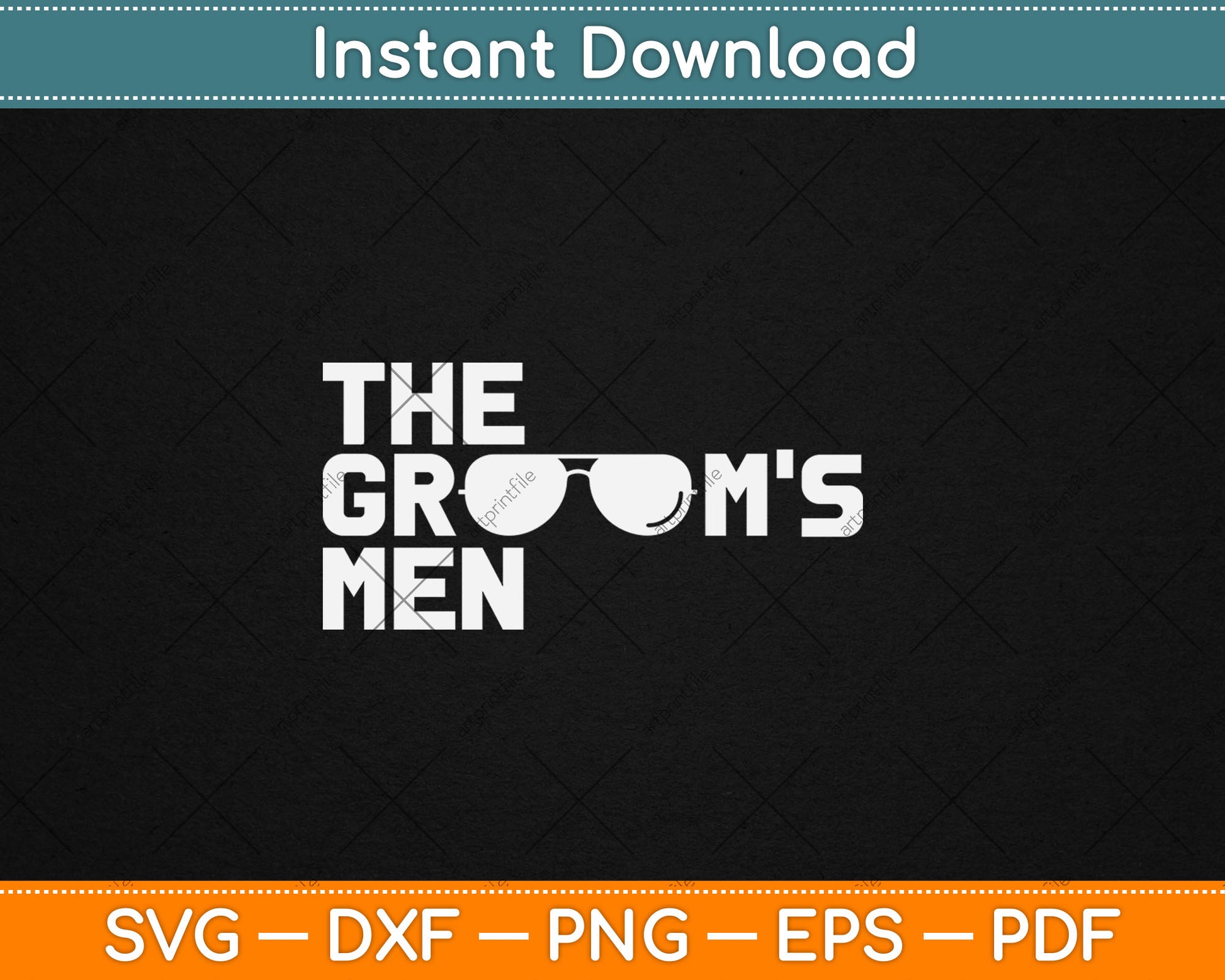 The Groom’s Men Bachelor Supplies Party Wedding Svg Digital Cutting File
