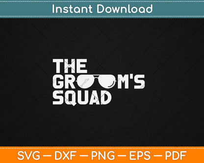 The Groom’s Squat Bachelor Supplies Party Wedding Svg Digital Cutting File