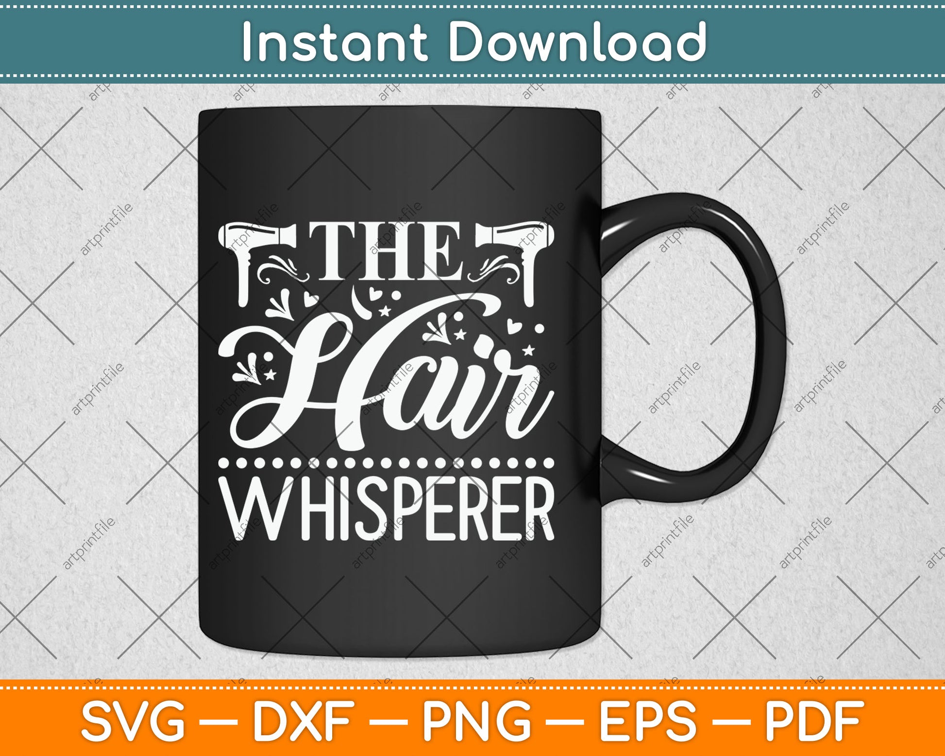 The Hair Whisperer Svg Digital Cutting File