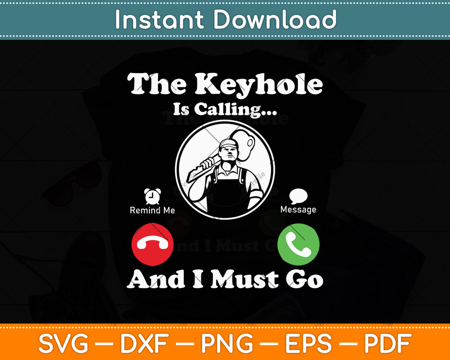 The Keyhole Is Calling And I Must Go Locksmith Svg Digital Cutting File