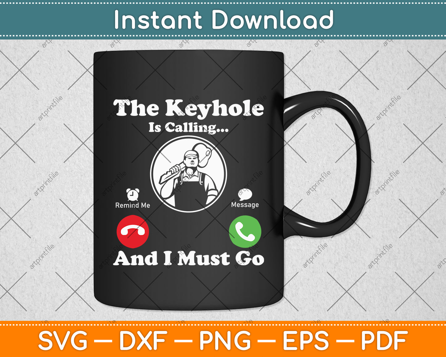 The Keyhole Is Calling And I Must Go Locksmith Svg Digital Cutting File