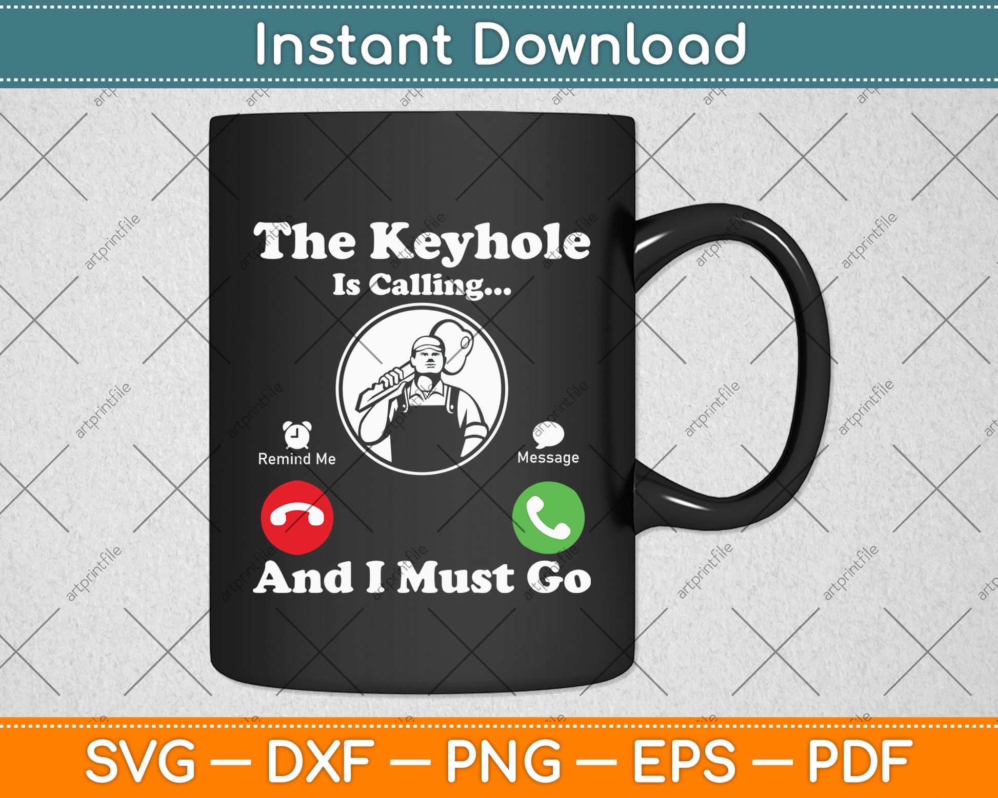 The Keyhole Is Calling And I Must Go Locksmith Svg Digital Cutting File
